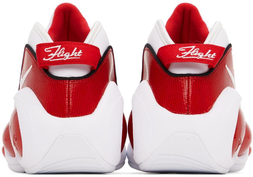 NIKE Red & White Air Zoom Flight 95 Sneakers