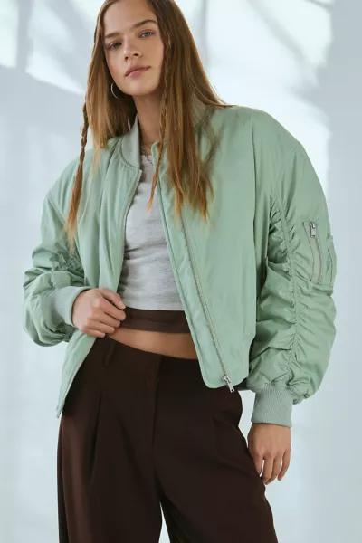 BDG BDG Charlie Barrel Sleeve Bomber Jacket