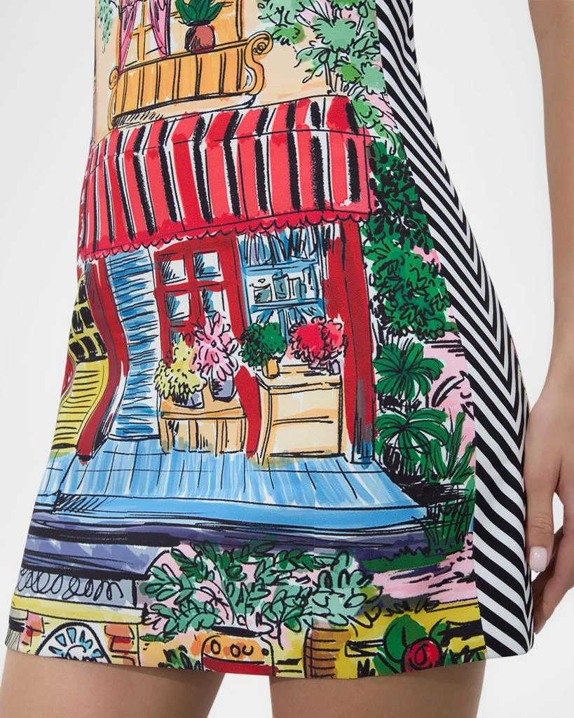 Alice + Olivia Coley Vacation Dreams Mini Dress 5