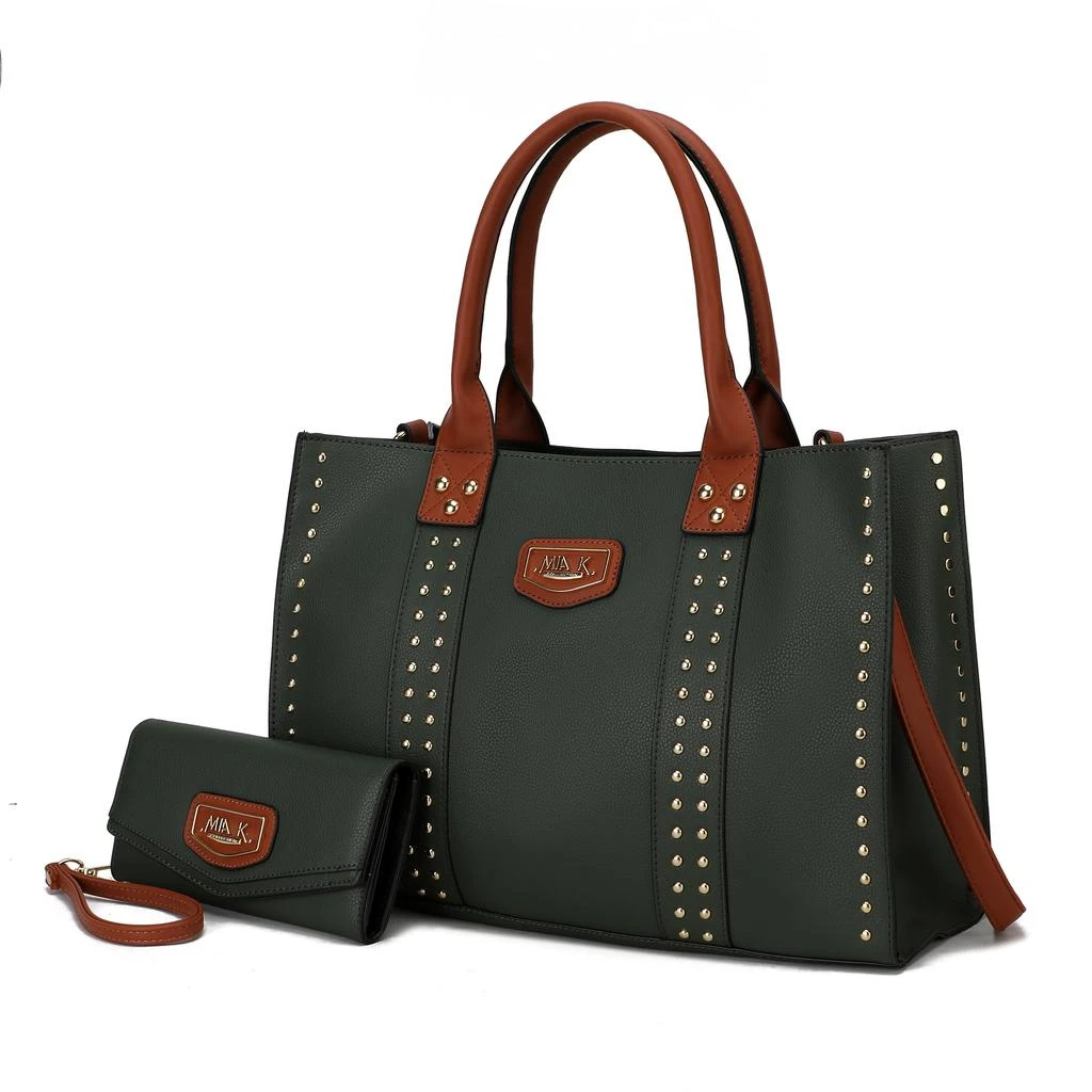 MKF Collection By Mia K. Davina Vegan Leather Women’s Tote Bag with wallet 17