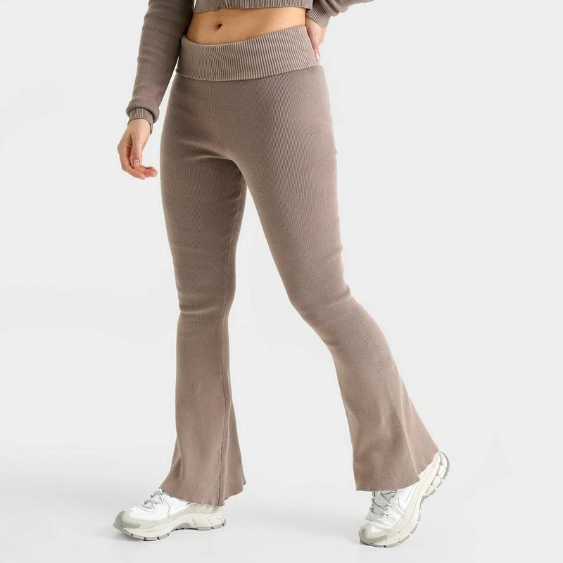 DailySZN Women's DAILYSZN Knit Flare Pants 1