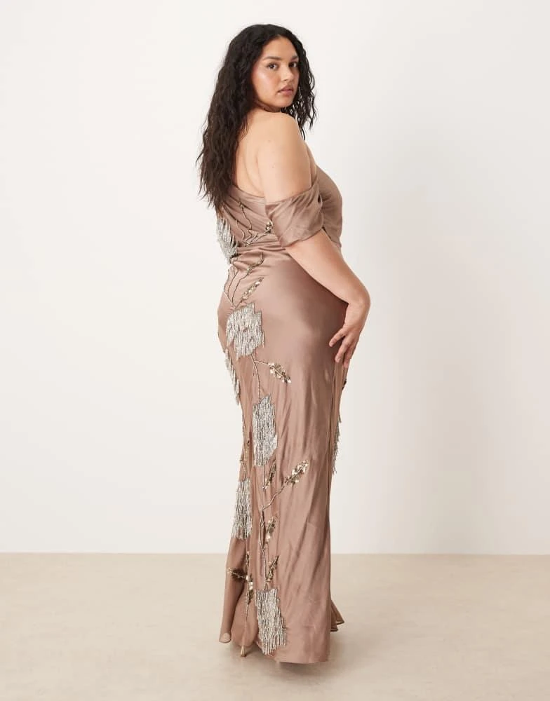 emmy maxi dress Emmy Floral Print Corset Maxi Dress | Lilac