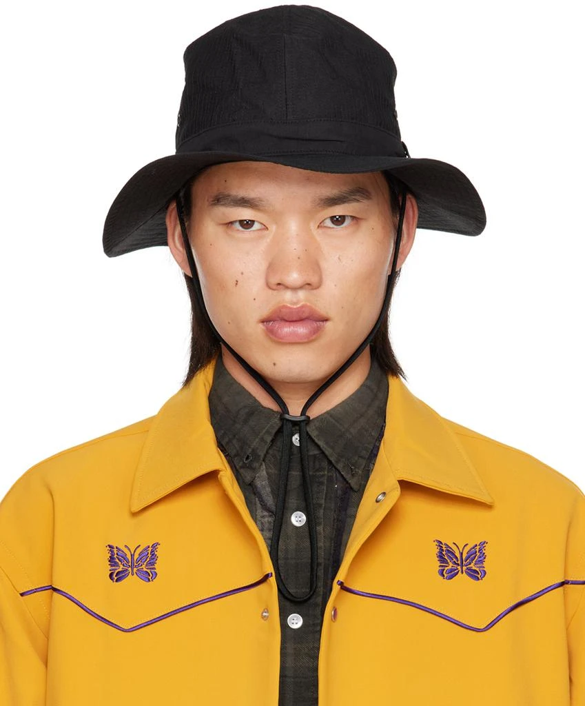 Needles Black Crusher Bucket Hat 1