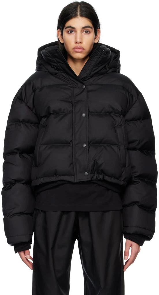 WARDROBE.NYC Black Cropped Down Jacket 1