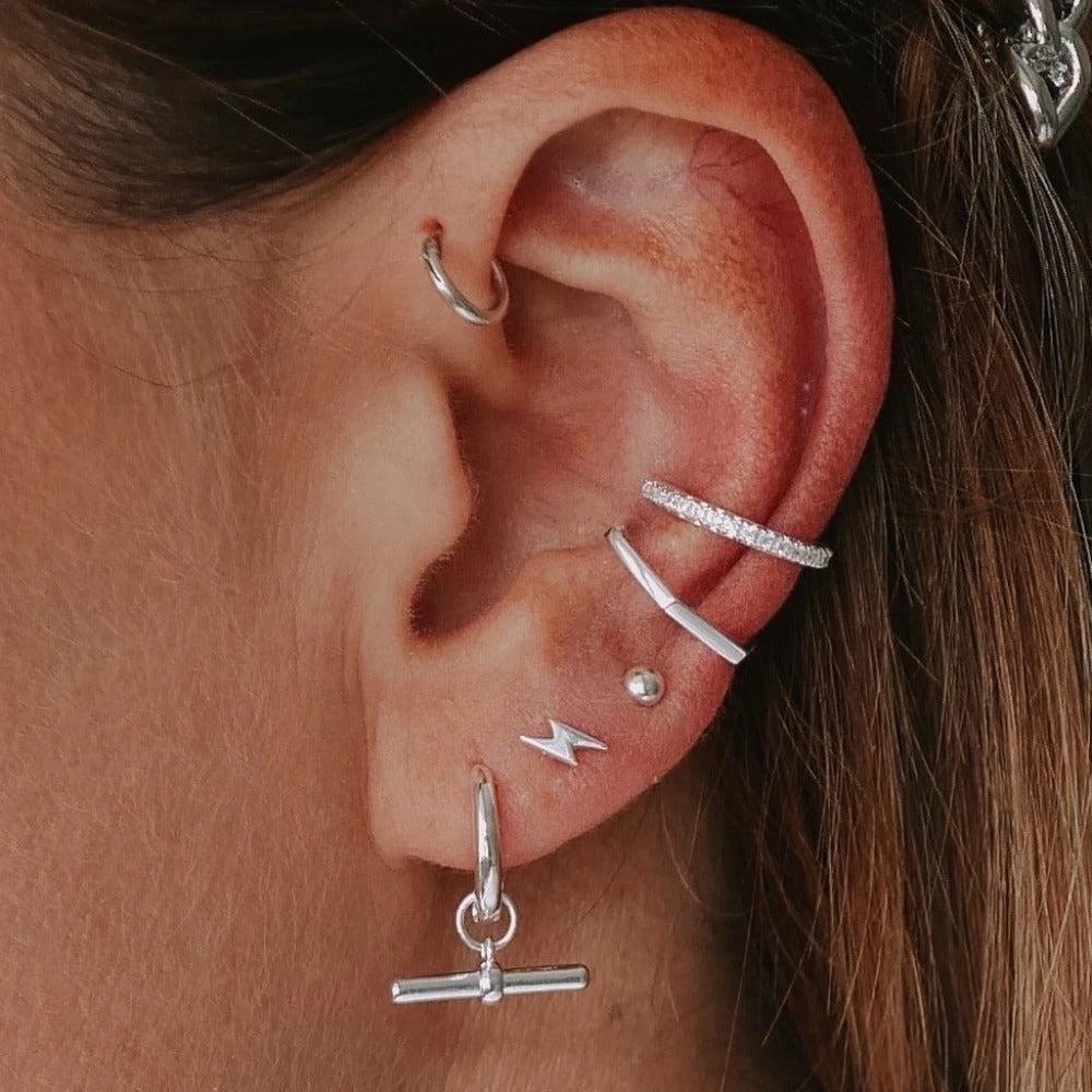 Orelia London Fine Pavé Ear Cuff 4