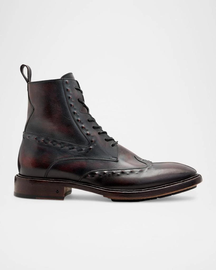 John Varvatos Men's Fleetwood Ghost Stud Leather Boots 1