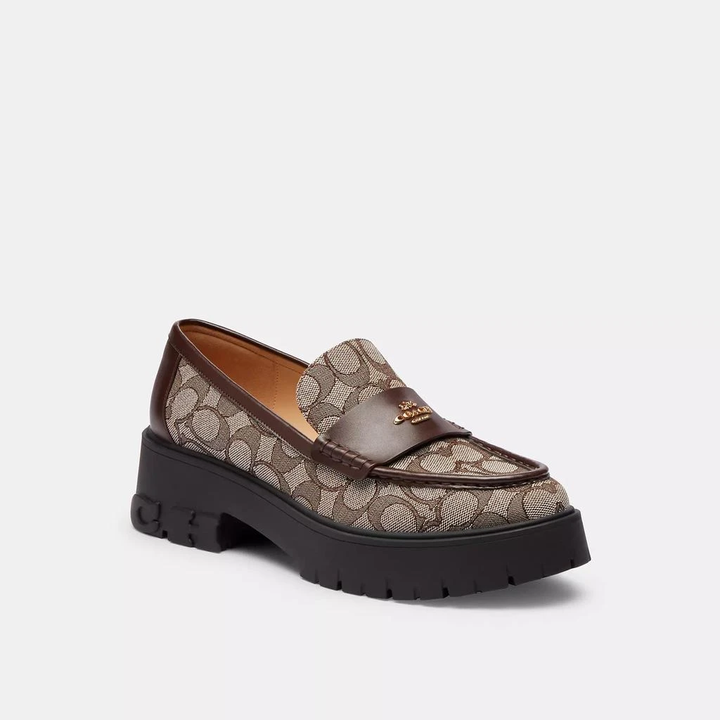 Coach Ruthie Loafer In Signature Jacquard 1
