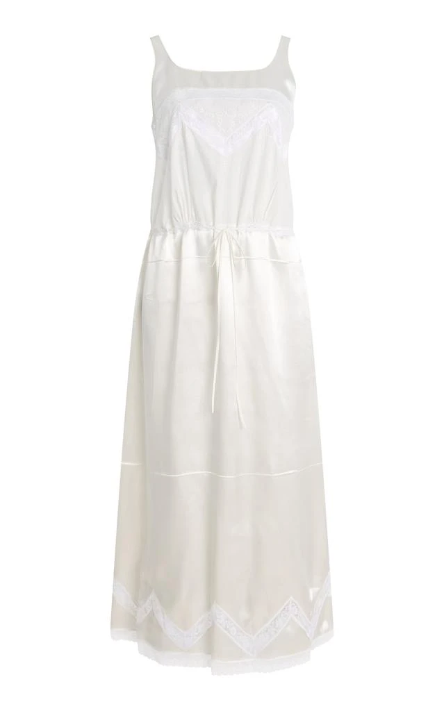 Prada Women's Floral Jacquard Dress - Beige Multi - Size 8