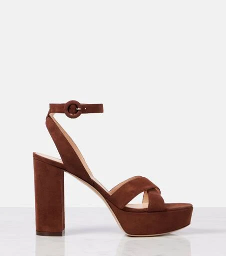 Gianvito Rossi Suede sandals 4