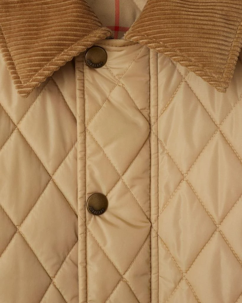Burberry Corduroy-Collar Quilted Jacket 5