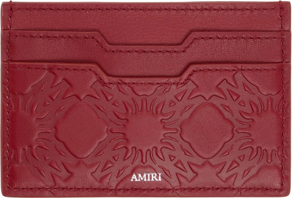 AMIRI Red Lunar New Year 
MA
 Quad Leather Card Holder 2