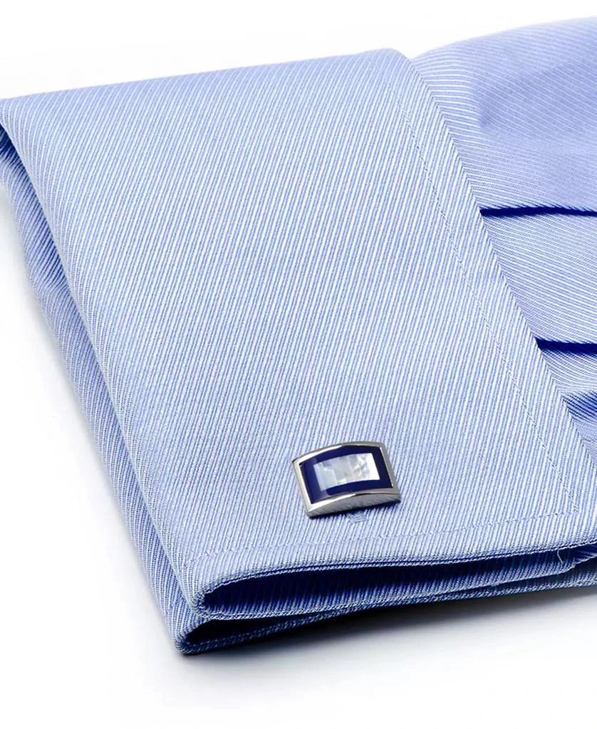Cufflinks Inc. Mother of Pearl and Lapis Key Cuff Links 3