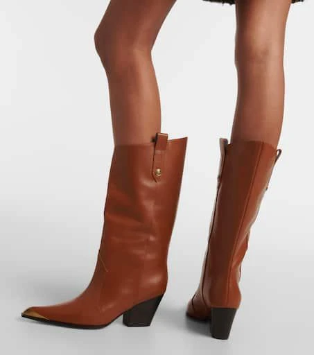 ETRO Leather cowboy boots 7