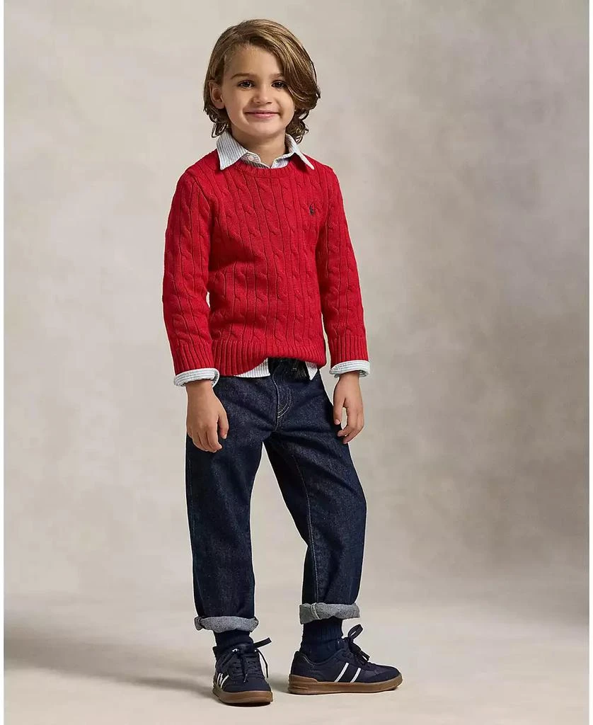 Ralph Lauren Boys 2-7 Cable-Knit Cotton Sweater 2