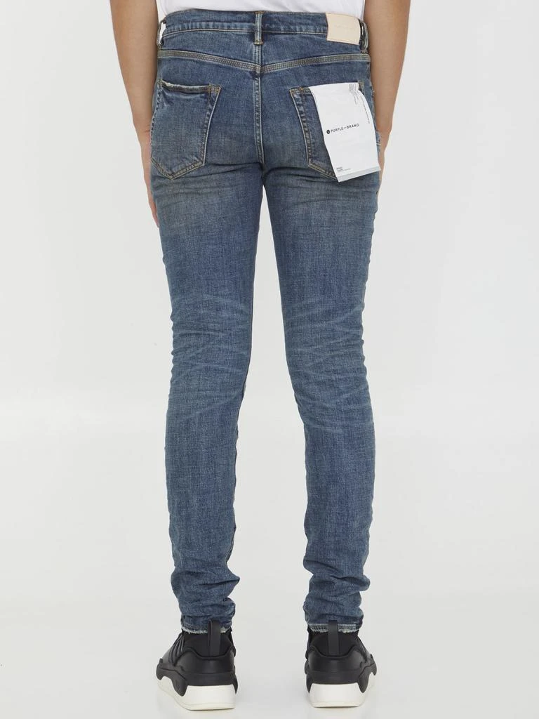 Purple Brand Slim Jeans In Blue Denim 4