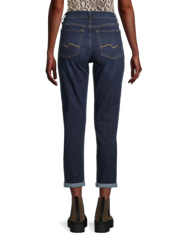 7 For All Mankind Josefina Squiggle Boyfriend Jeans 2