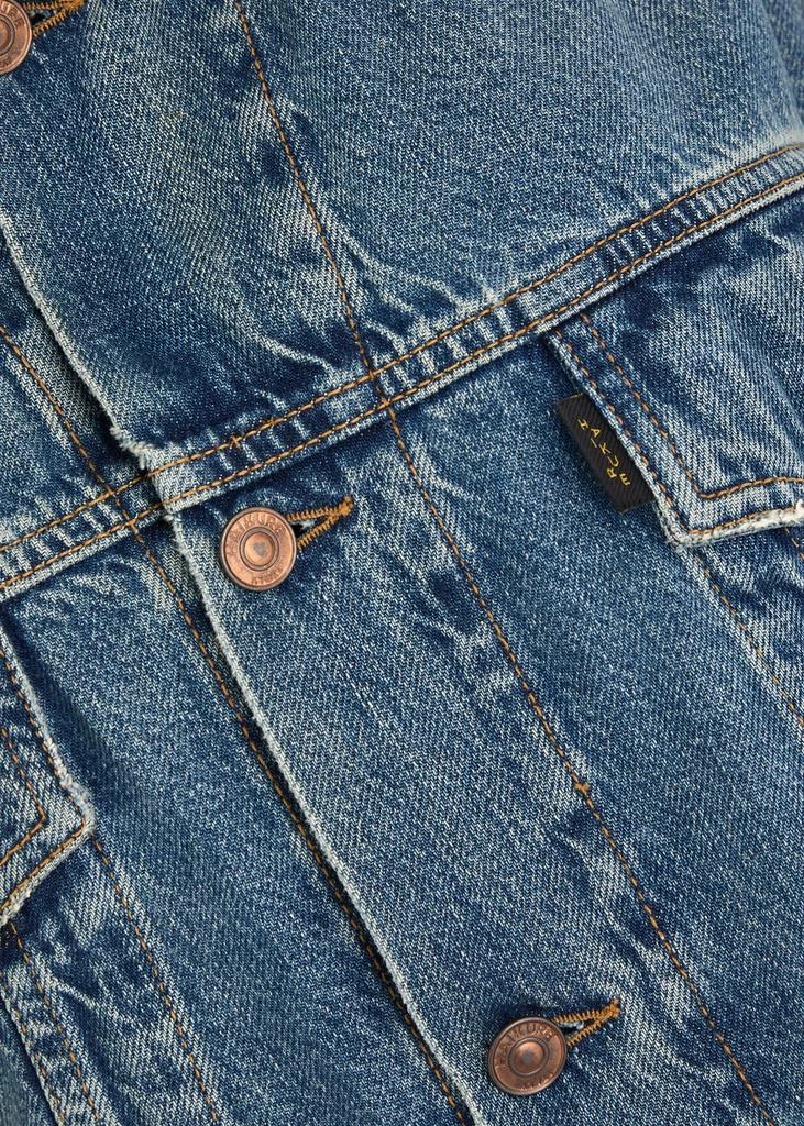 HAIKURE Janet distressed denim jacket  5