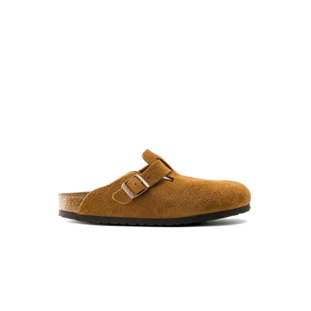 Shop Birkenstock - Boston Soft Footbed Suede Mink - Marron  display picture 1