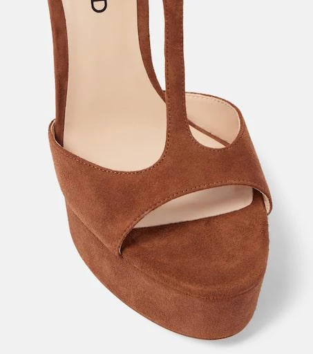 Tom Ford Angelina 130 suede platform sandals 5