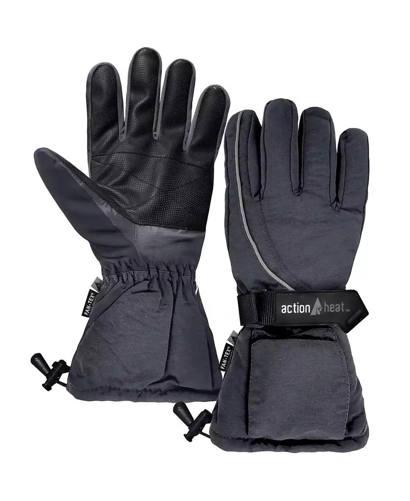 ActionHeat Men's AA Battery Heated Snow Gloves Navy - One Size 3
