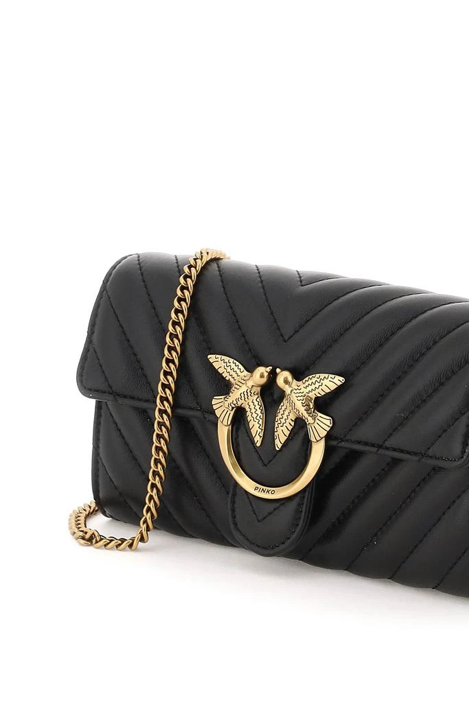 PINKO love bag chevron crossbody bag 3
