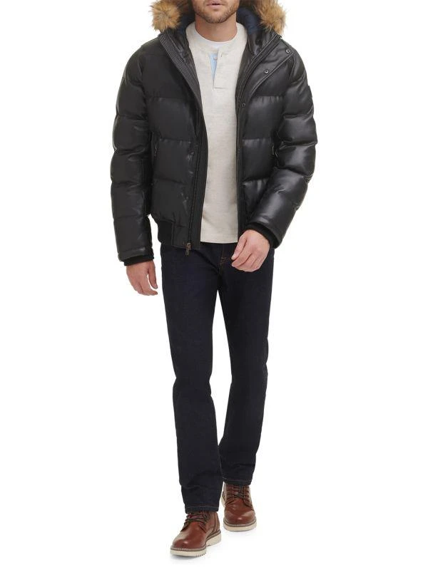Tommy Hilfiger Faux Fur Hood Puffer Jacket 6
