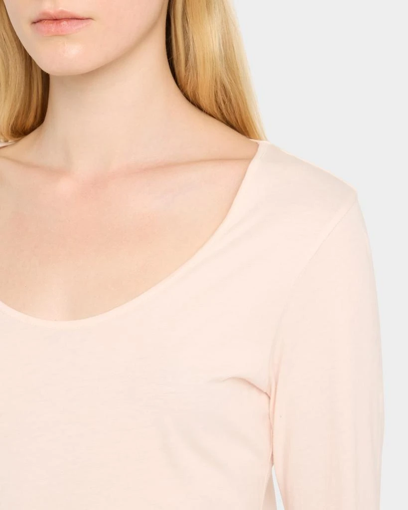 Skin Carmine Long-Sleeve Cotton Sleepshirt 5