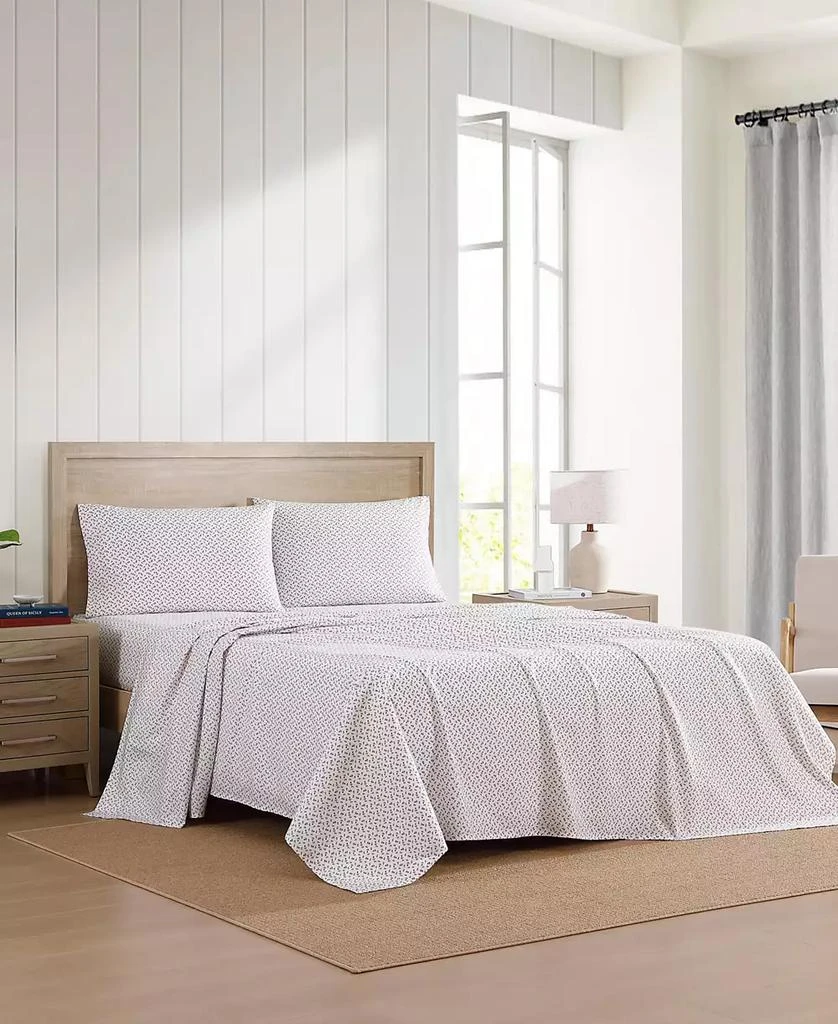 Tommy Hilfiger Printed 200-Thread Count Cotton Percale 4-Pc. Sheet Set 3