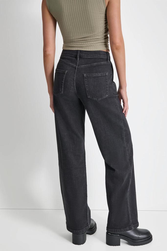 DKNY FRONT PLEAT WIDE LEG TROUSER