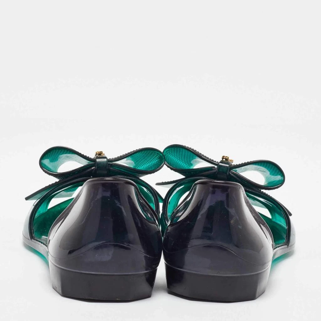 Salvatore Ferragamo Salvatore Ferragamo Green Jelly Barbados Ballet Flats Size 35.5 5