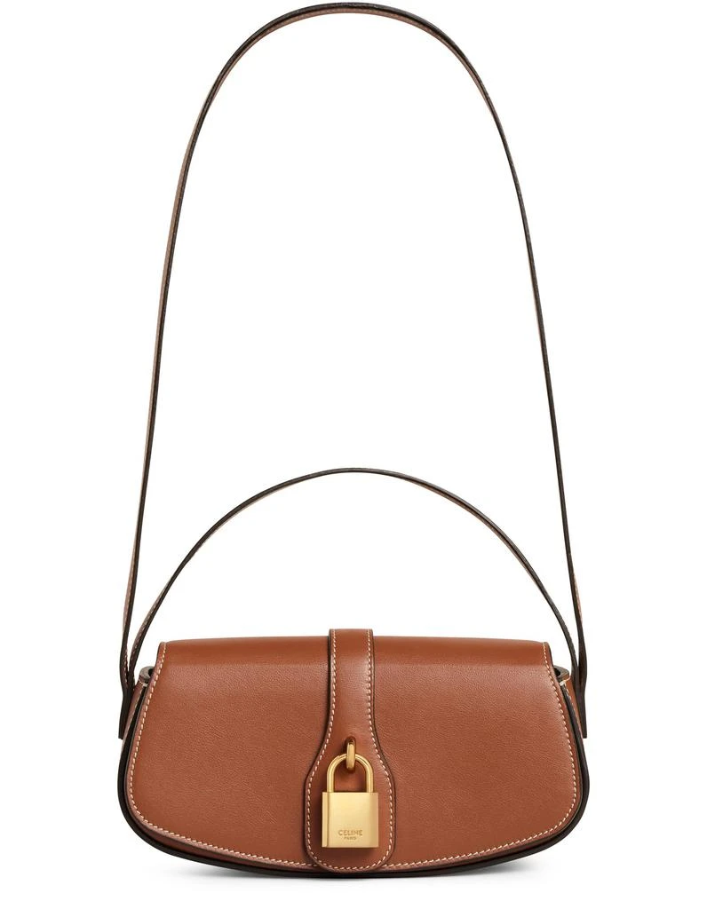 CELINE Tabou clutch on strap in smooth calfskin 8