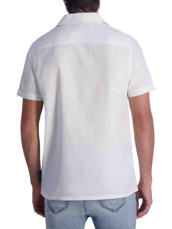 Karl Lagerfeld Paris Solid Camp Shirt 2
