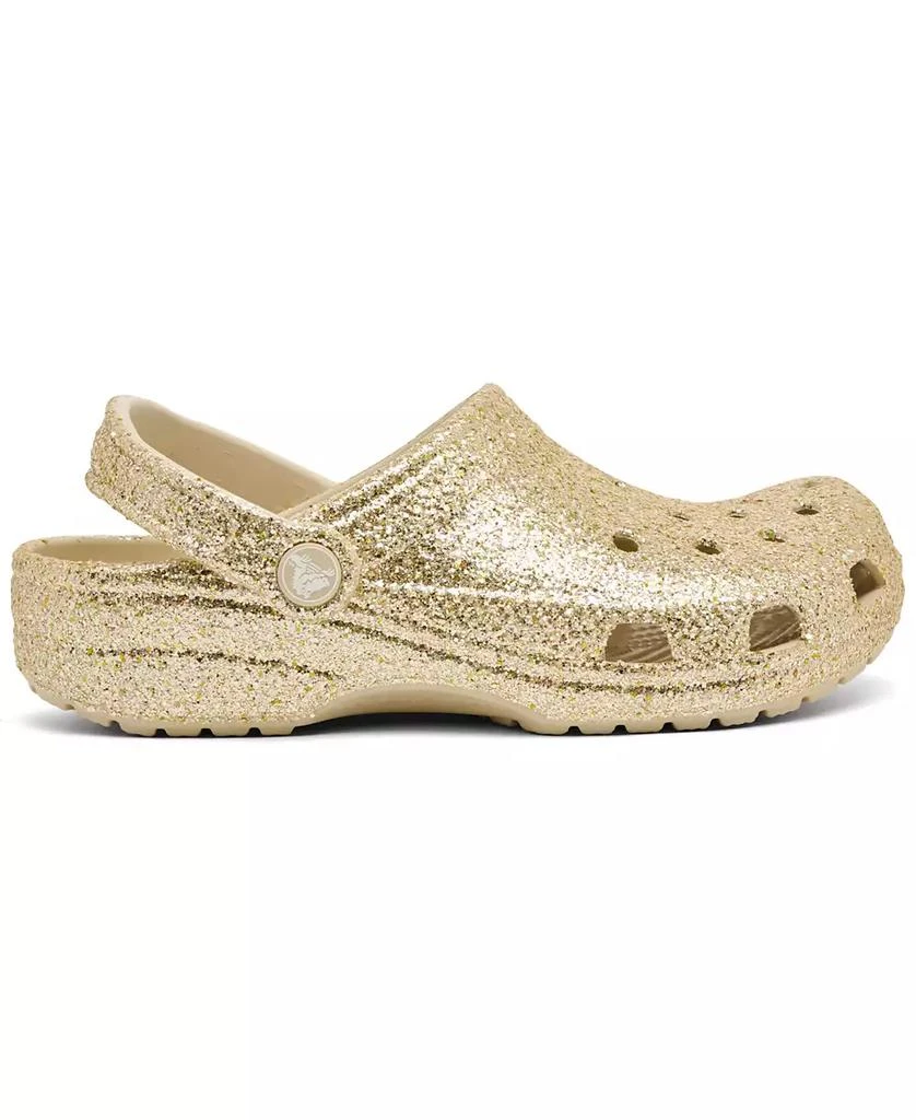 Crocs Little Girls Chunky Glitter Classic Clogs from Finish Line 3