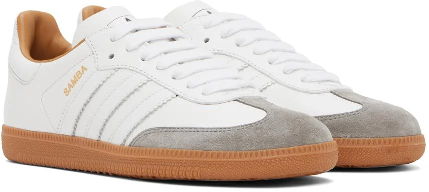 Adidas White Samba OG Made In Italy Sneakers 4