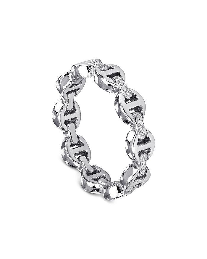 Hoorsenbuhs 18K White Gold Heritage Diamond Micro Dame III Ring