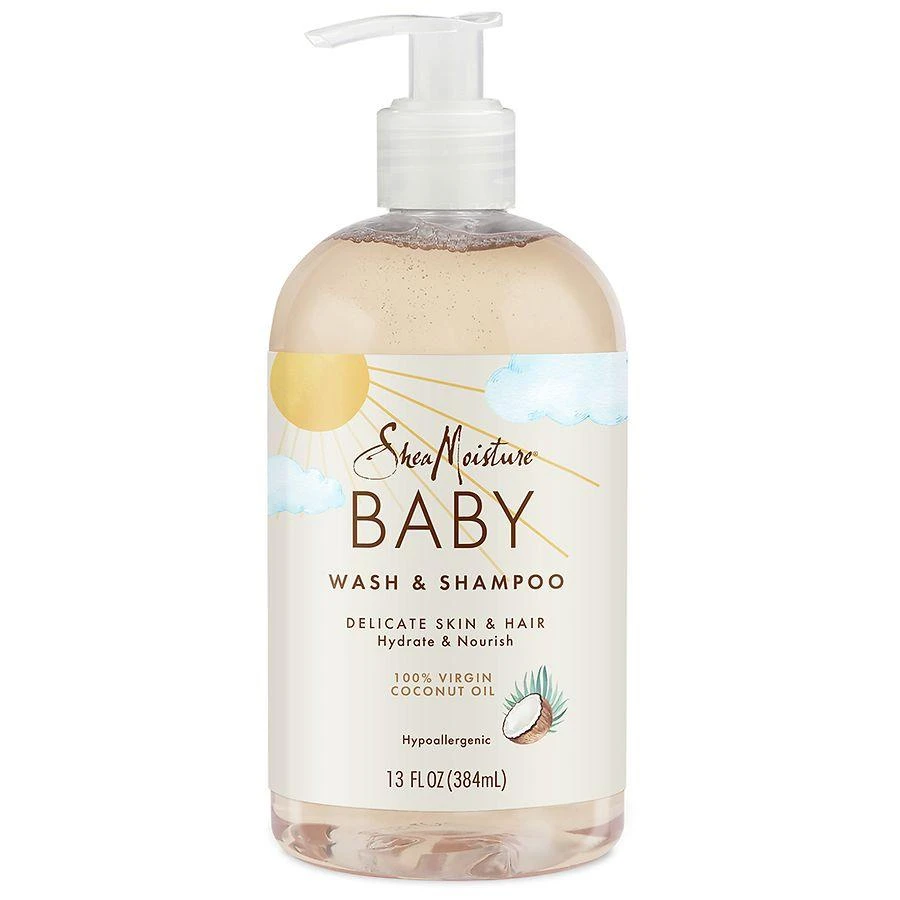 SheaMoisture Baby Wash and Shampoo 100% Virgin Coconut Oil 1