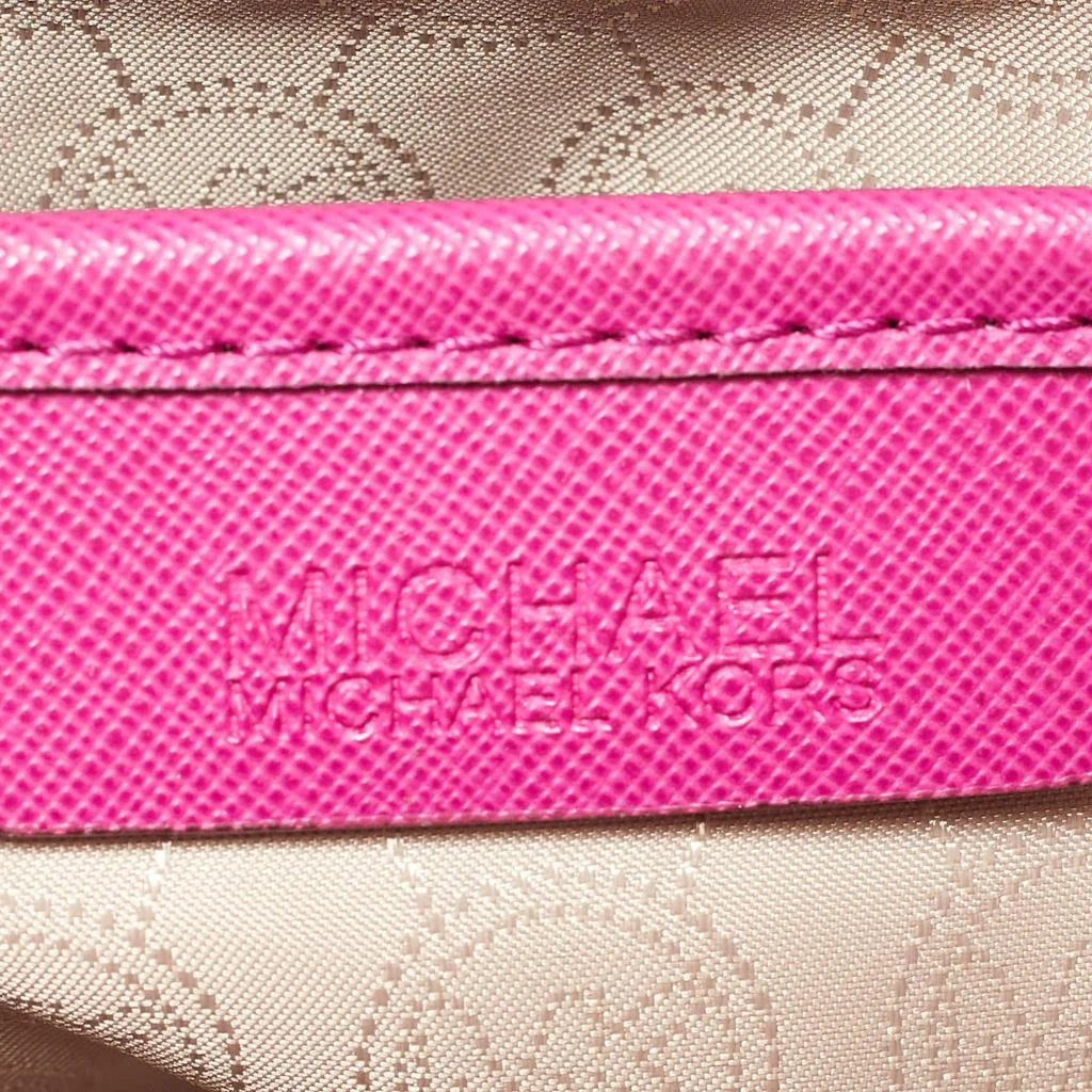 Michael Kors MICHAEL Michael Kors Fuchsia Leather Jet Set Top Zip Tote 8