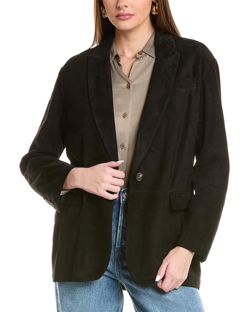 Brunello Cucinelli Suede Blazer 1