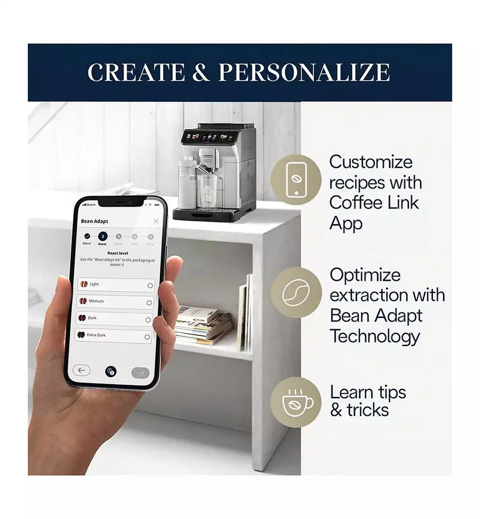 De'Longhi Eletta Explore Automatic Espresso Machine with Cold Brew 7