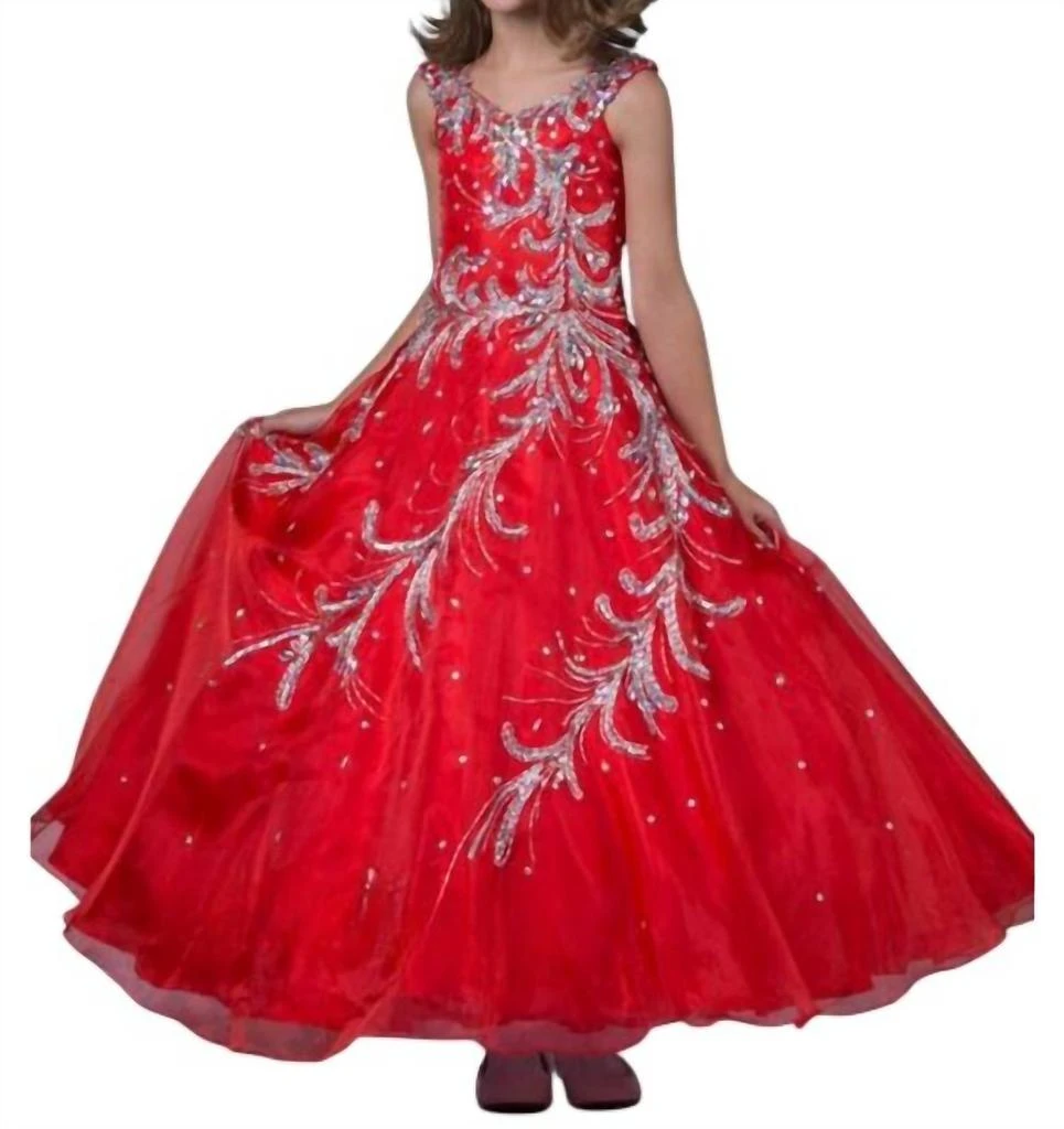 Little Rosie Little Rosie - Girl
s Long Pageant Dress