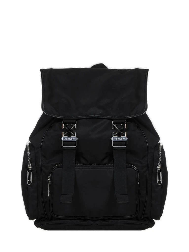 Off-White Off-White Arow Tuc 37 Foldover Backpack 1