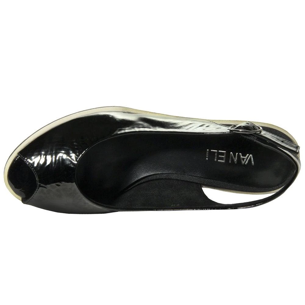 Vaneli Baise Peep Toe Sling Back Wedges 4