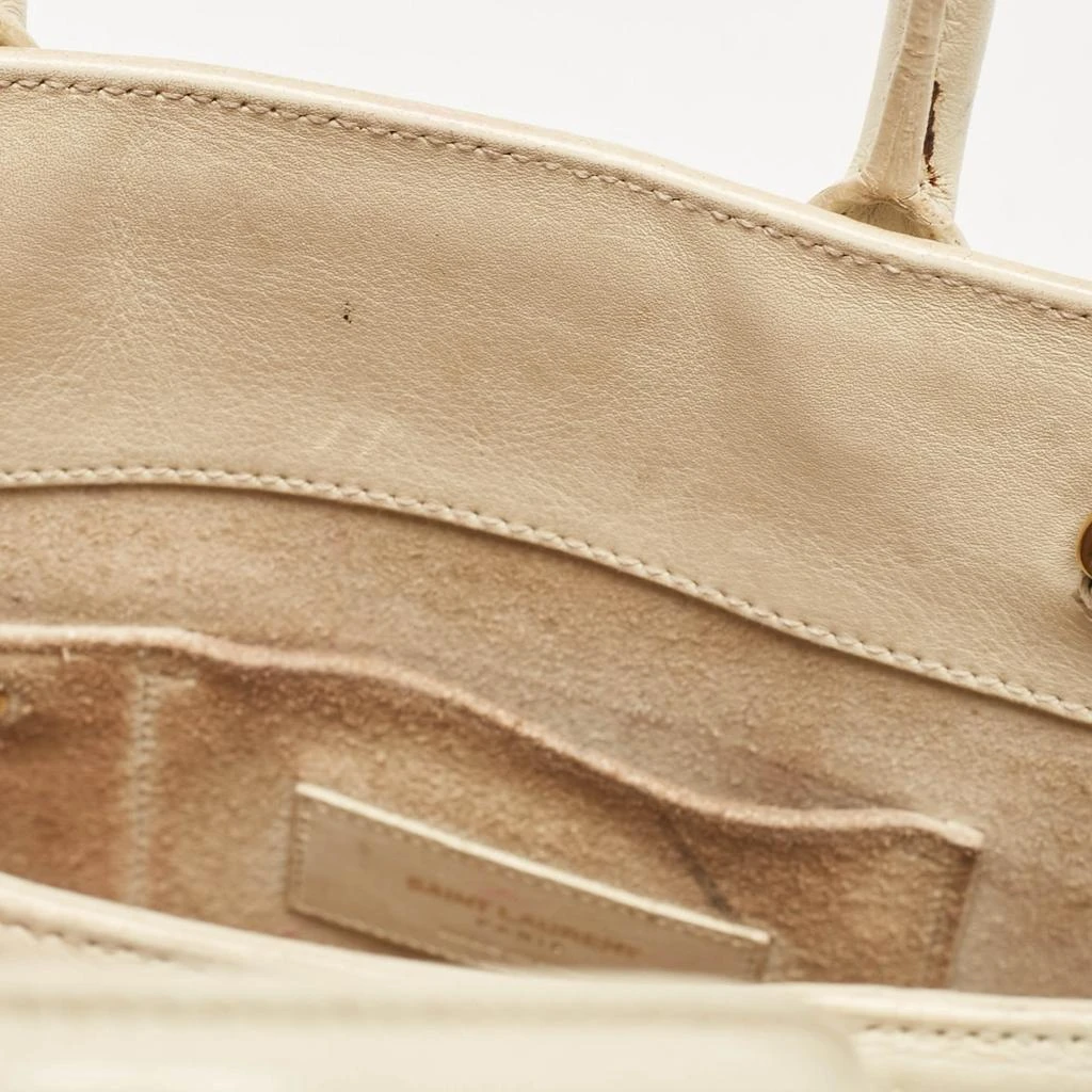 Yves Saint Laurent Saint Laurent Cream Leather Nano Classic Sac De Jour Tote 17