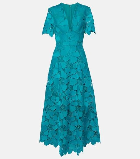 Elie Saab Broderie anglaise maxi dress 1