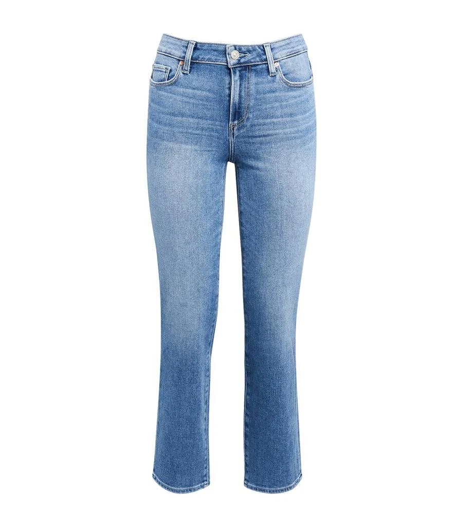 Paige Amber Slim Crop Distress Jn 1