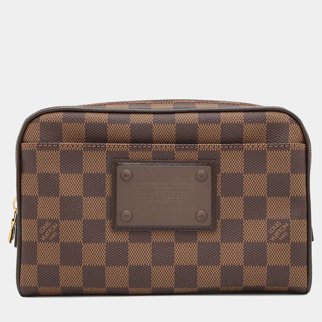 Louis Vuitton Louis Vuitton Bum Bag Brooklyn Brown Damier Ebene Canvas