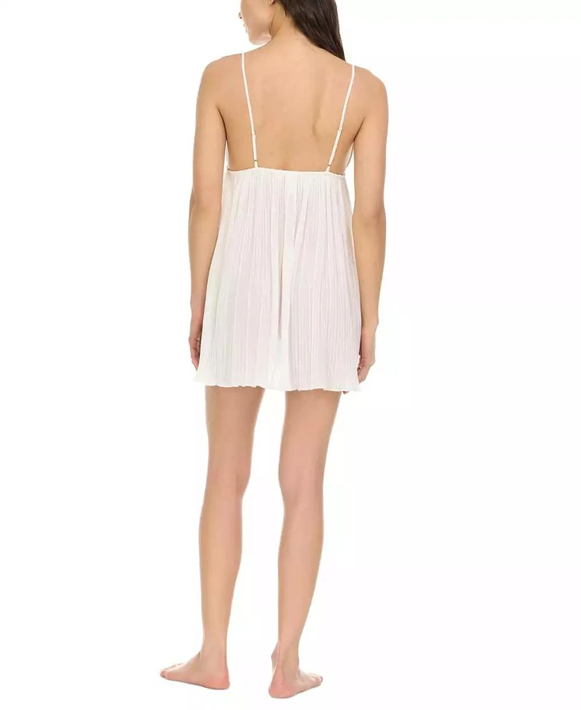 Flora Nikrooz Women's Celia Pleated Chiffon Chemise 2