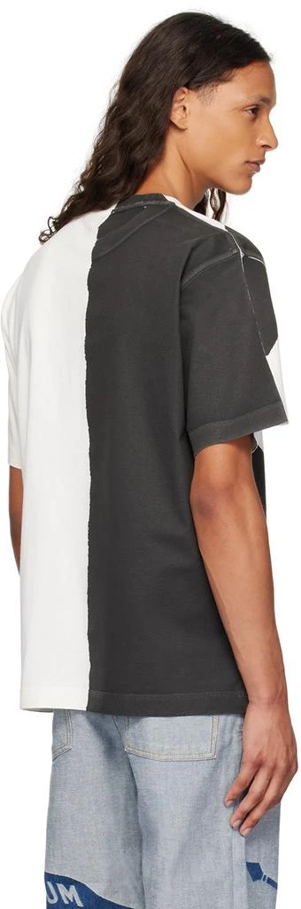Burberry Black & White Organic Cotton T-Shirt 3