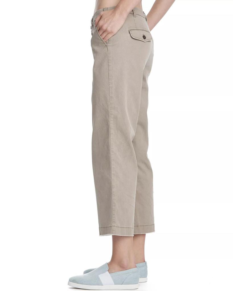 ATM Cropped Boyfriend Enzyme Wash Pant In Faded Sage