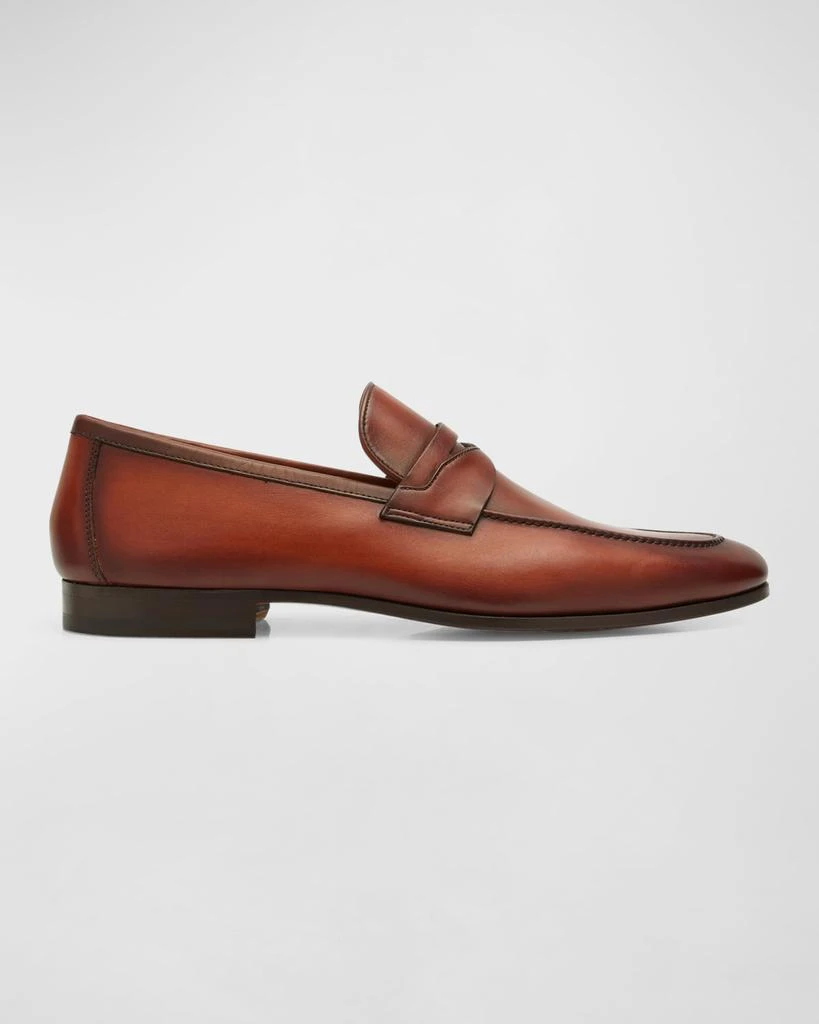 Magnanni Men's Sasso Leather Penny Loafers 1